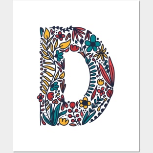 Tropical Letter D Posters and Art